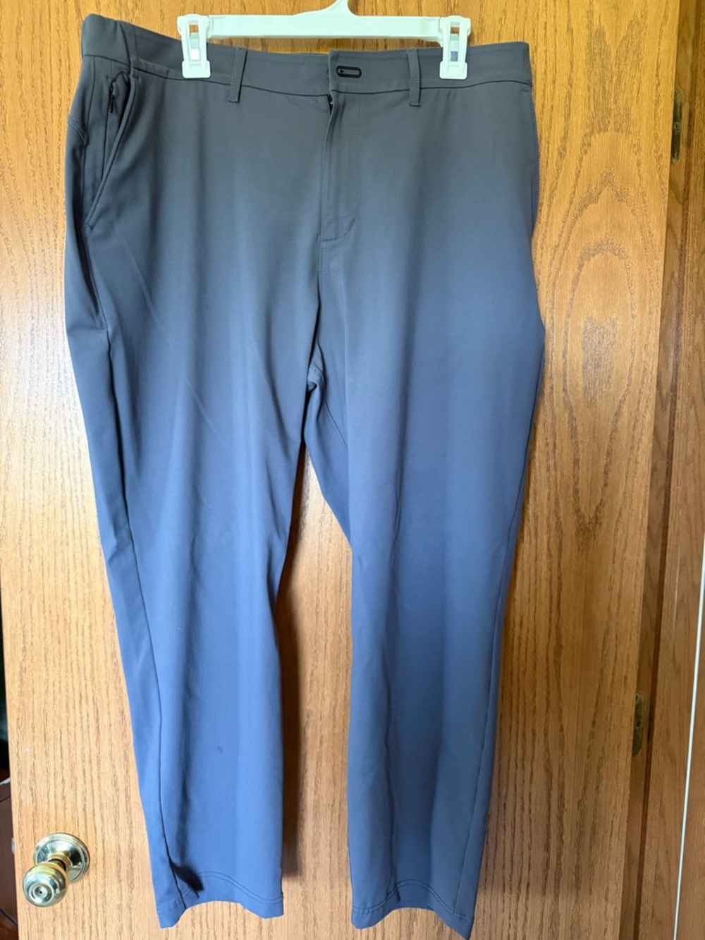 Men's Dark Gray Dress Pants by Public Rec.  Lightweight Stretch 38x28